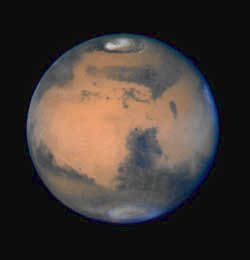Détail de la planète Mars