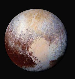 Détail de la planète naine Pluton