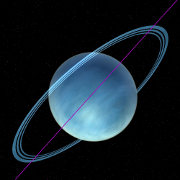Détail de la planète Uranus