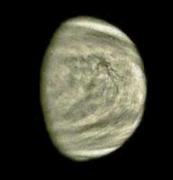 La planète Vénus sans nuage